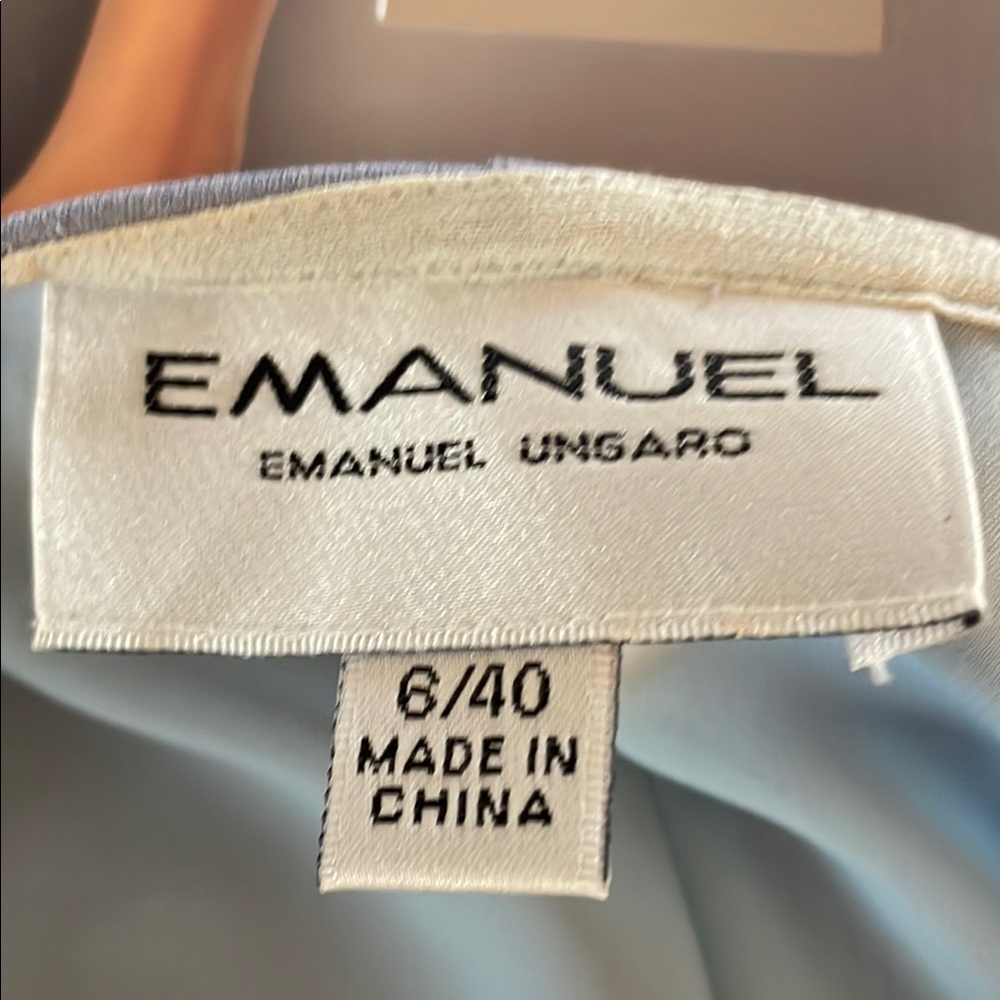 Emanuel Ungaro Light Blue Garment